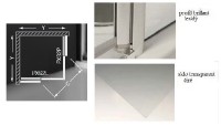 Roltechnik sprchový kout PXS2P 900 výplň transparent rám brillant díl PRAVÝ 538-9000000-00-02
